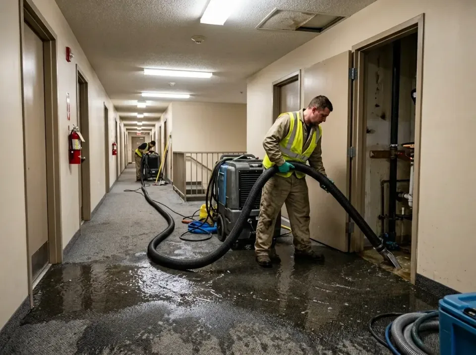 multi-unit-apartment-hallway-f-005 — frequently asked questions, Emergency Burst Pipe Water Extraction & Removal in Black Fo…